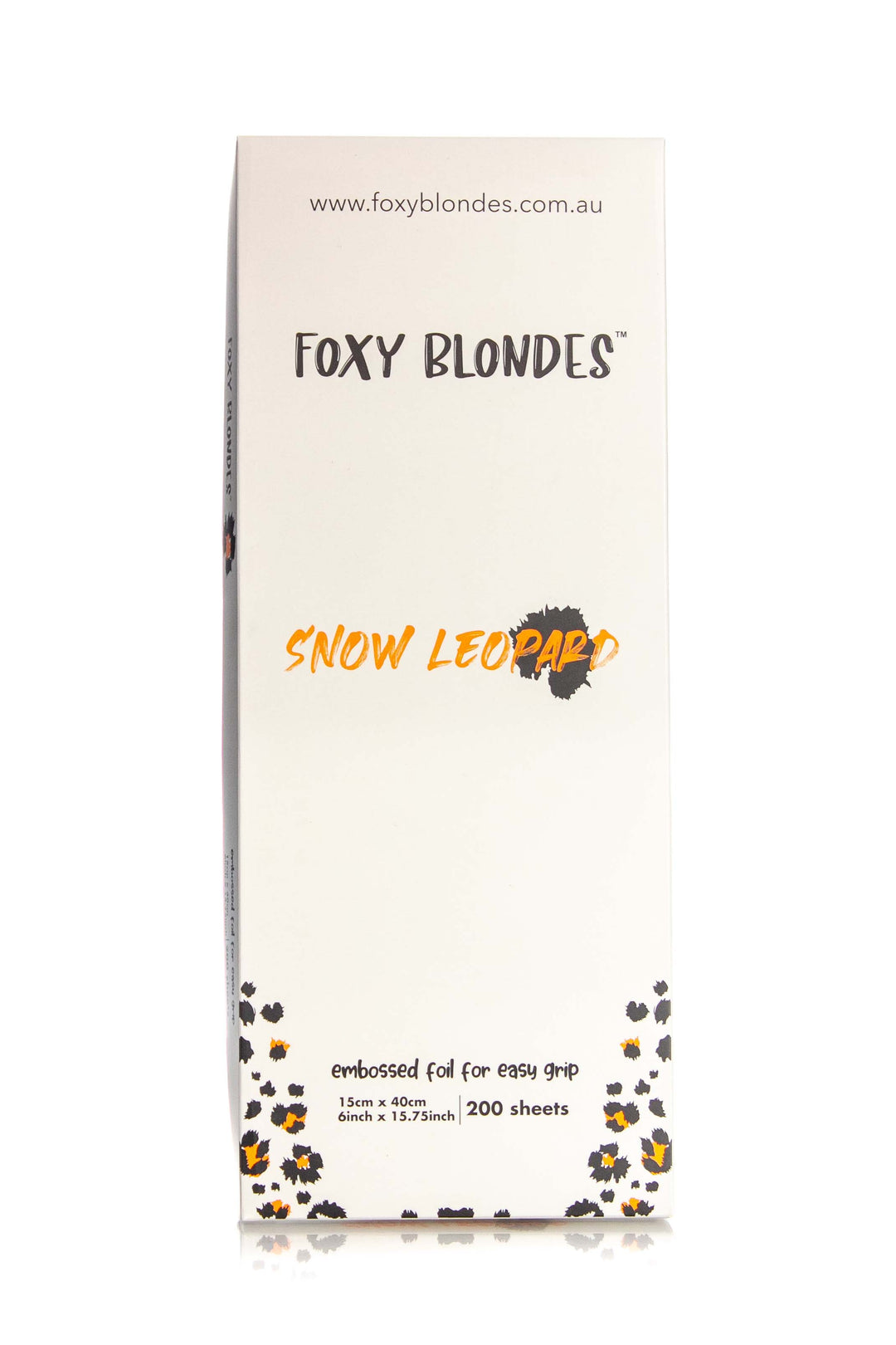 FOXY BLONDES SNOW LEOPARD EXTRA LONG 15X40CM 200 SHEETS *CLEARANCE*