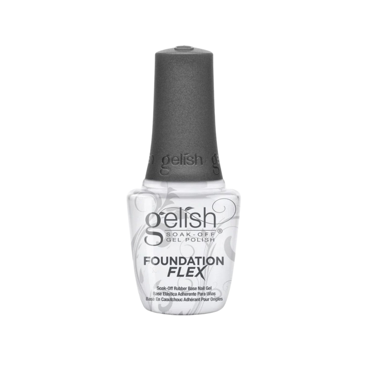 GELISH Foundation Flex 15ml Soak-Off Rubber Base Nail Gel | Various Colours