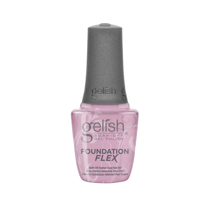 GELISH Foundation Flex 15ml Soak-Off Rubber Base Nail Gel | Various Colours