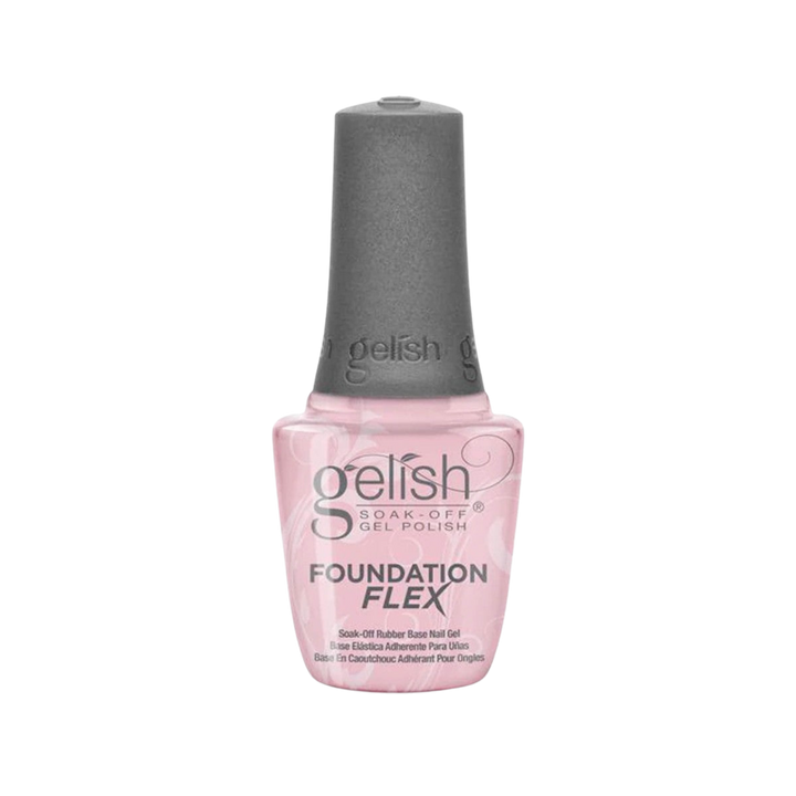 GELISH Foundation Flex 15ml Soak-Off Rubber Base Nail Gel | Various Colours