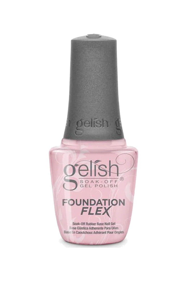 GELISH Foundation Flex 15ml Soak-Off Rubber Base Nail Gel | Various Colours