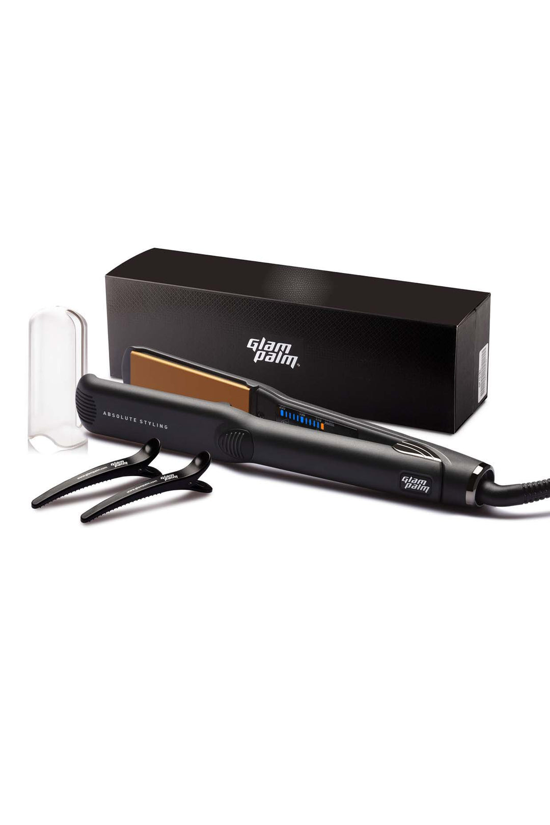 GLAM PALM CLINIC PRO 32MM HAIR STRAIGHTENER - MIDNIGHT BLACK