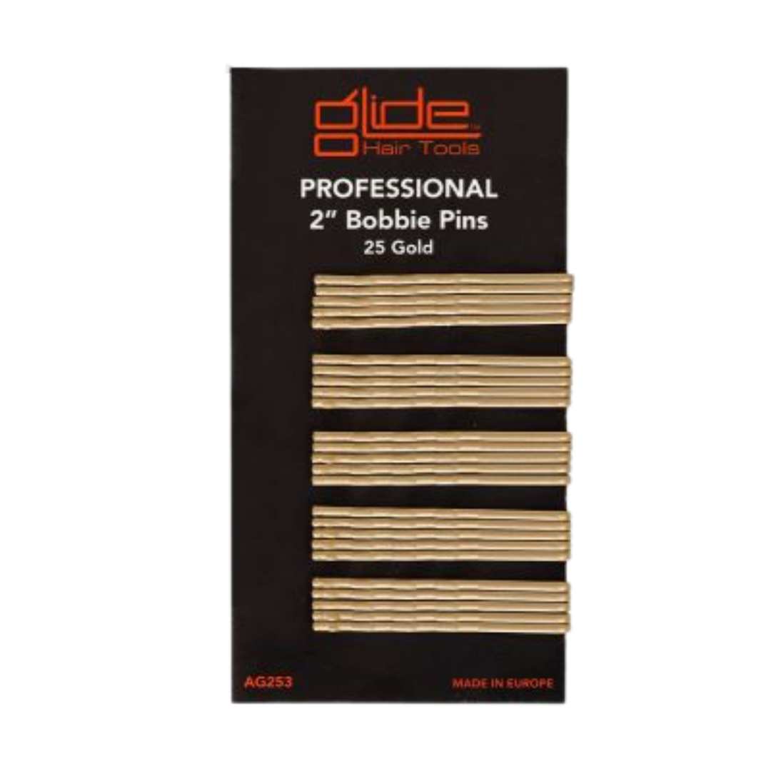 GLIDE Bobbie Pins 2" Card Of 25  |  Various Colours
