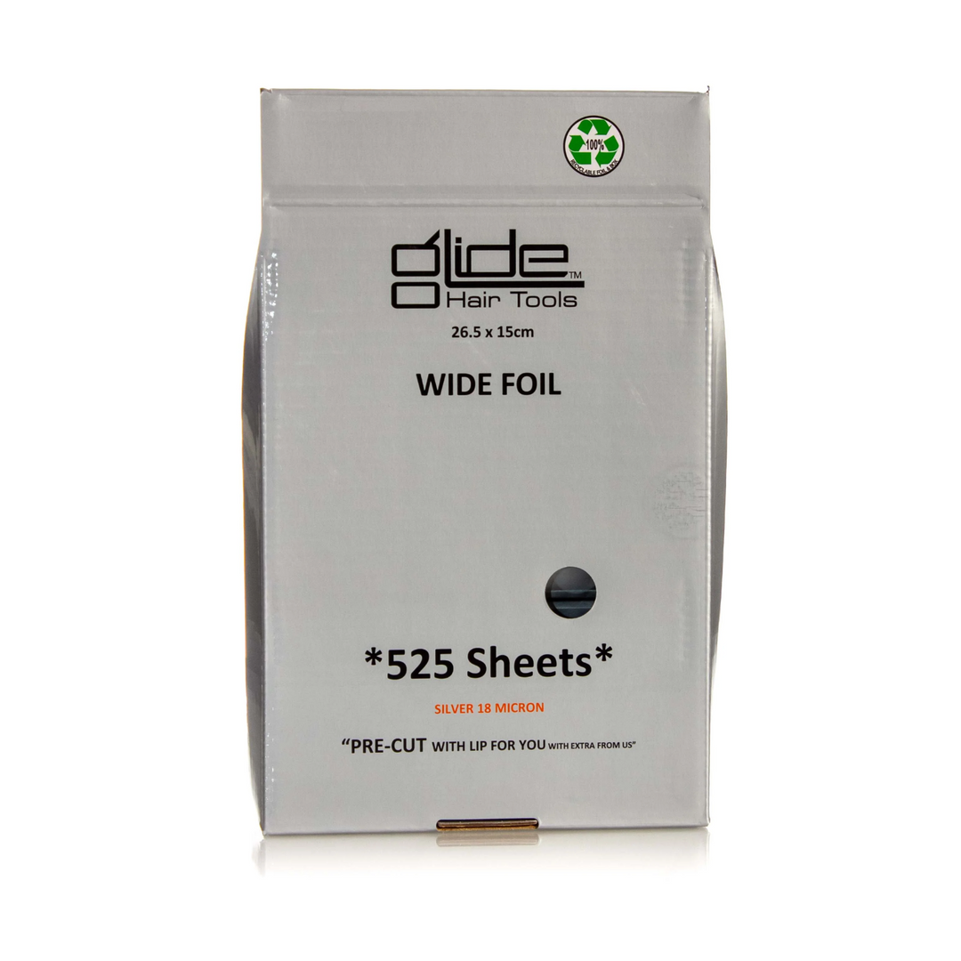 GLIDE PRE-CUT WIDE FOIL - 18 MICRON 26.5 X 15CM 525 SHEETS