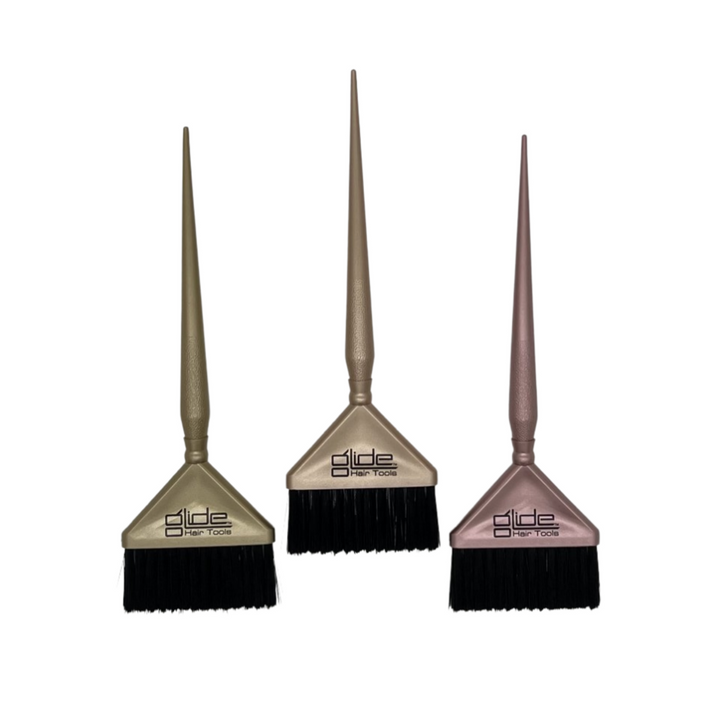 GLIDE GOLDEN TRIO METALLIC TINT BRUSH 3 PACK