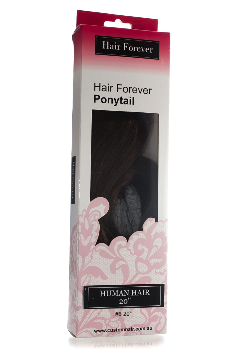 HAIR FOREVER Human Hair Pony Tail  |  Various Colours