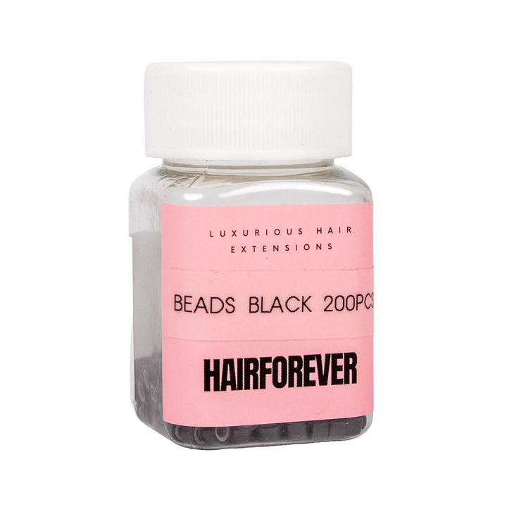 HAIR FOREVER Silicone Beads 200 Pack | Various Colours