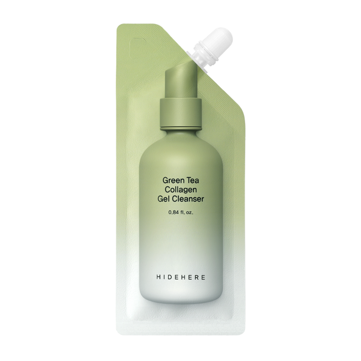 HIDEHERE GREEN TEA COLLAGEN GEL CLEANSER 25ML