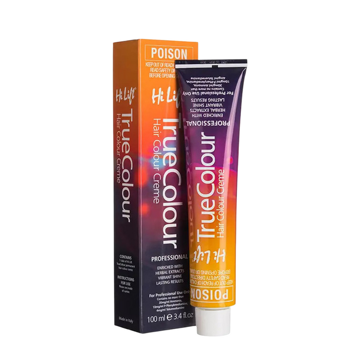 HI LIFT PROFESSIONAL True Colour Hair Colour Creme [COLOURS 1.0 - 6.77]  |  100ml, Various Colours