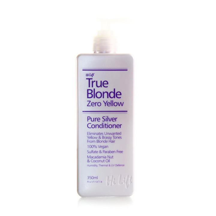 HI LIFT PROFESSIONAL Blonde Zero Yellow Silver Conditioner  |  Various Sizes