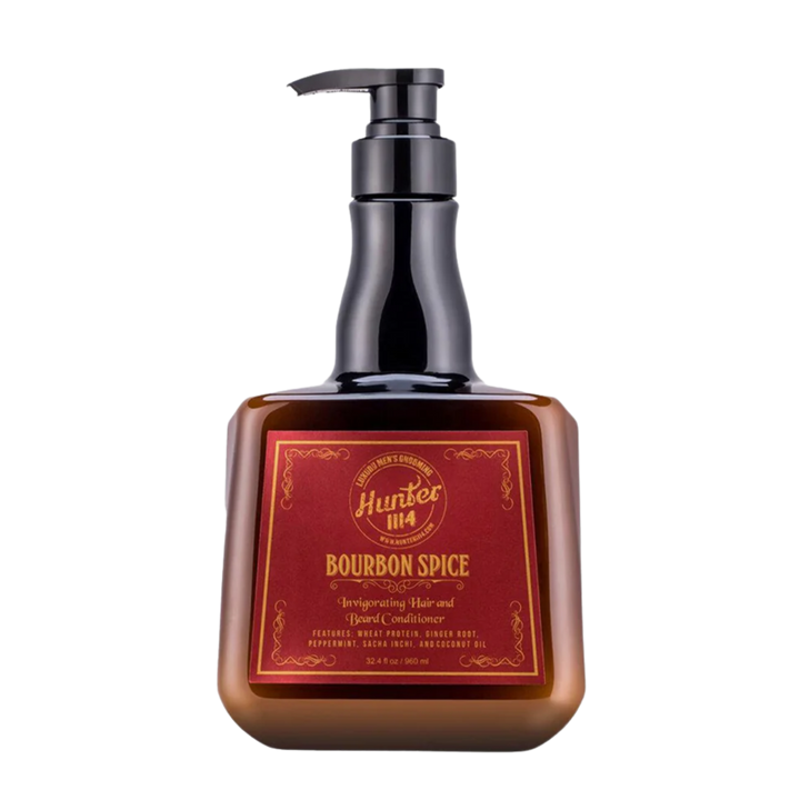 HUNTER 1114 Bourbon Spice Invigorating Hair And Beard Conditioner  |  Various Sizes