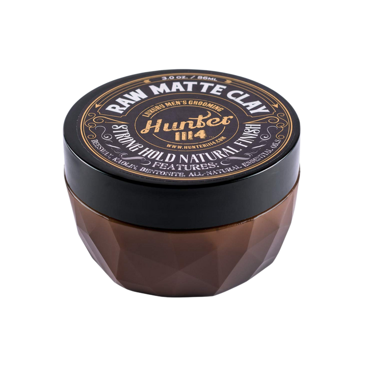 HUNTER 1114 Raw Matte Clay Strong Hold Natural Finish  |  Various Sizes