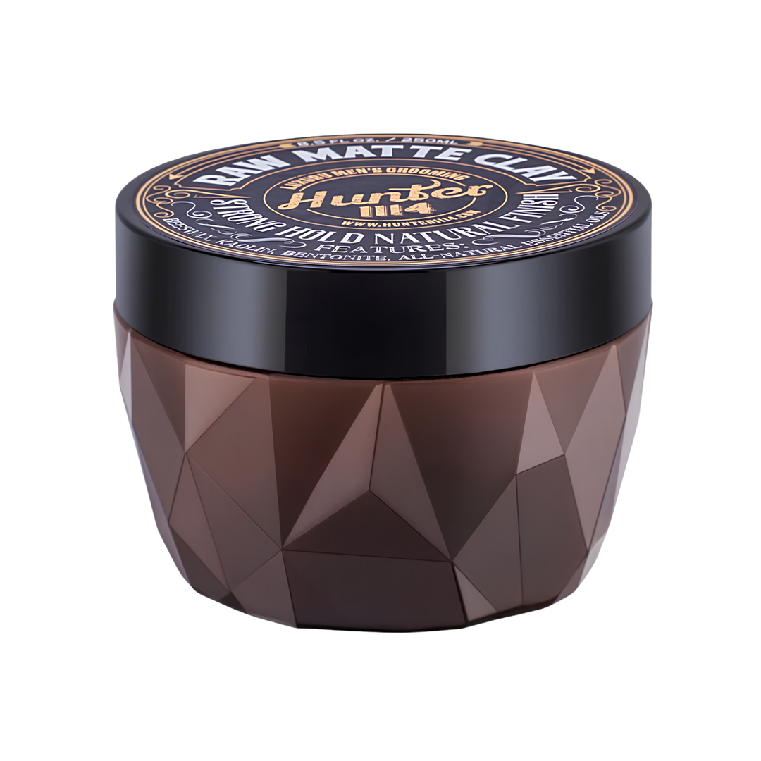 HUNTER 1114 Raw Matte Clay Strong Hold Natural Finish  |  Various Sizes