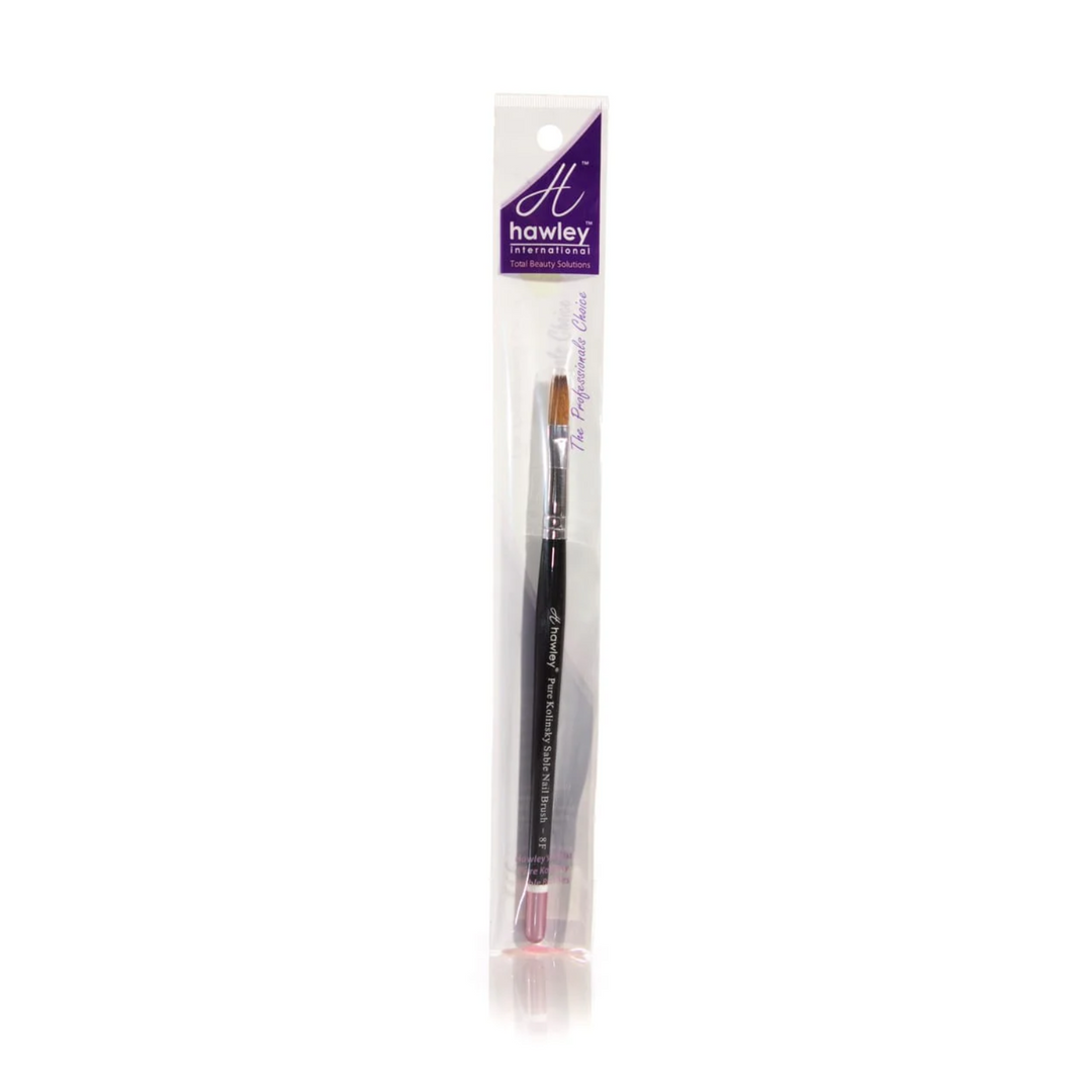 HAWLEY PURE KOLINSKY SABLE FLAT BRUSH SIZE 8