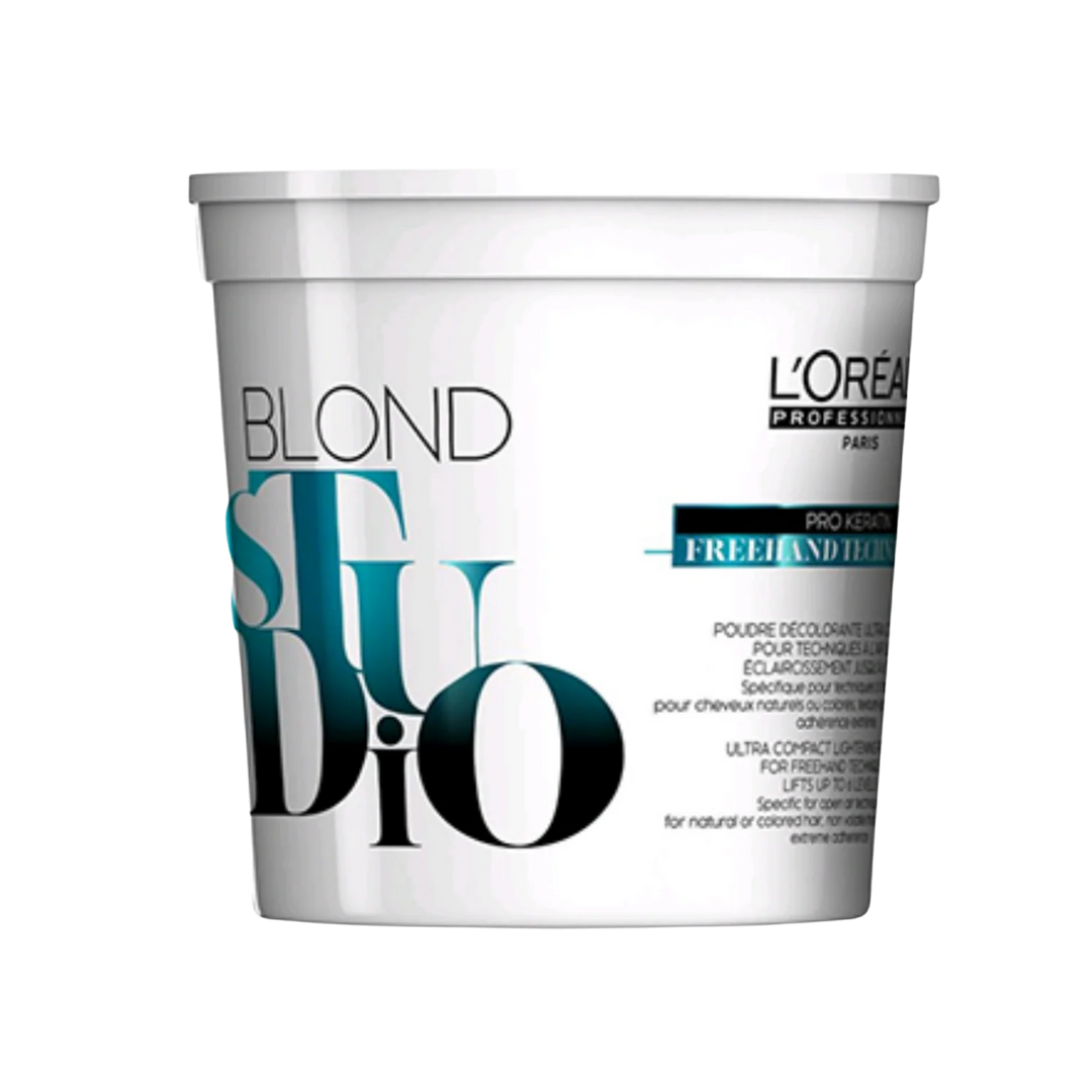 L'OREAL PROFESSIONNEL BLOND STUDIO FREEHAND TECHNIQUES 6 LEVELS WHITE POWDER BLEACH 400G