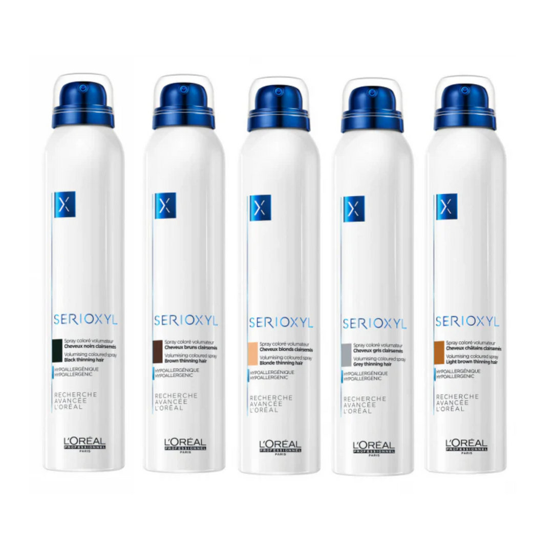 L'OREAL PROFESSIONNEL Serioxyl Volumising Coloured Spray  |  200ml, Various Colours