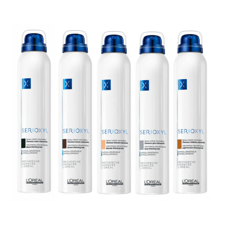 L'OREAL PROFESSIONNEL Serioxyl Volumising Coloured Spray  |  200ml, Various Colours