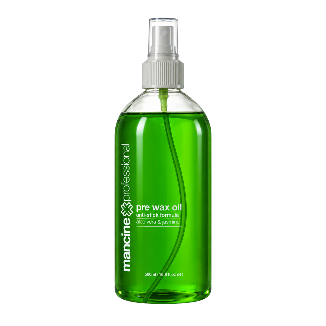 MANCINE PROFESSIONAL PRE WAX OIL 500ML ALOE VERA & JASMINE - SHC DELETE