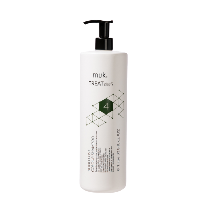 MUK Treat plus + Bond Post Colour Shampoo | Various Sizes