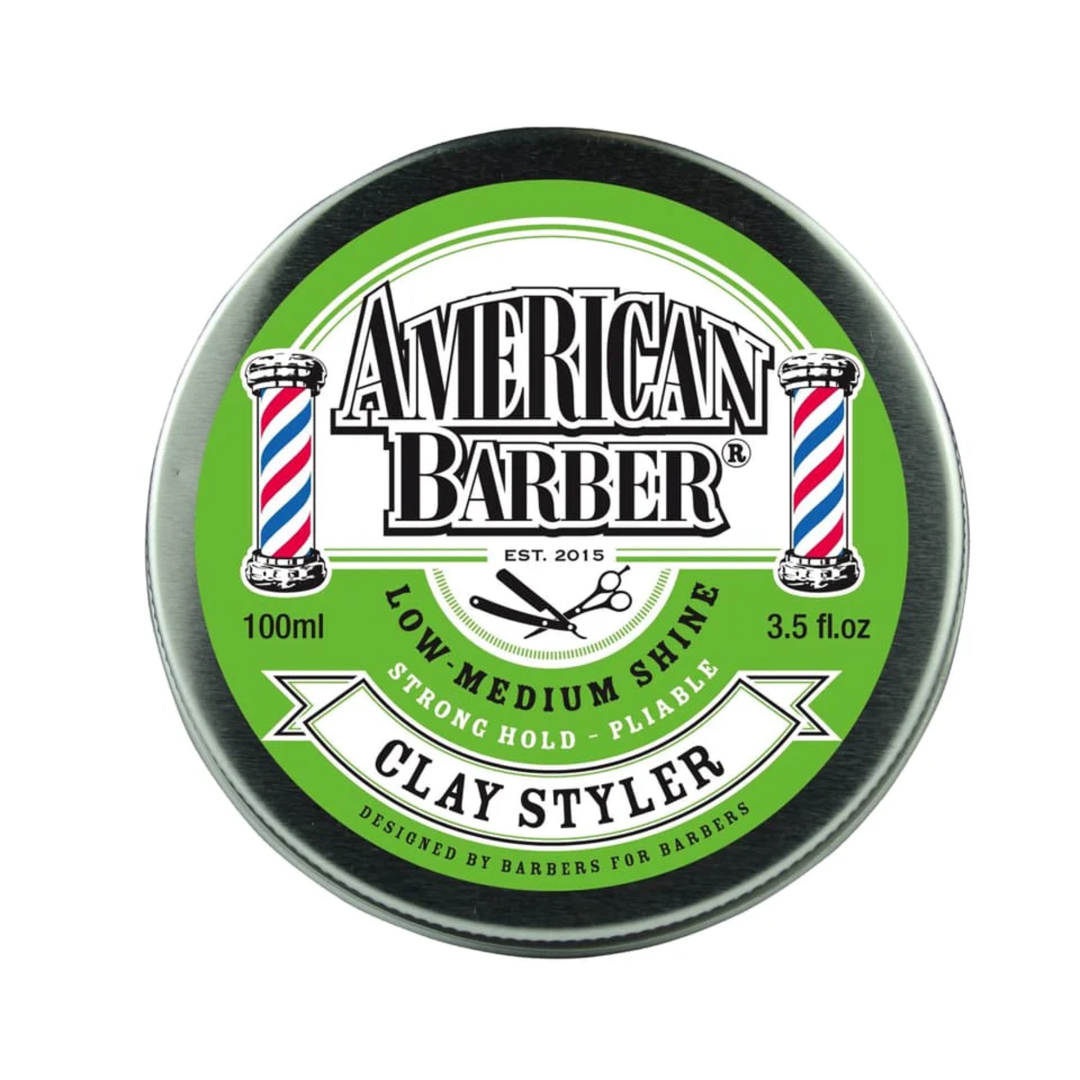 AMERICAN BARBER CLAY STYLER LOW-MEDIUM SHINE 100ML