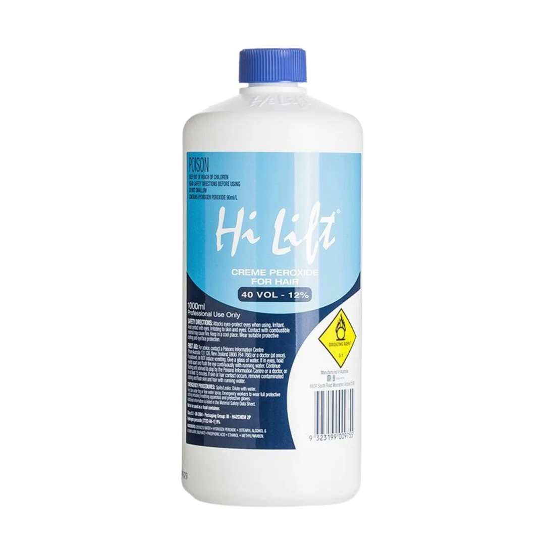 HI LIFT PROFESSIONAL Creme Peroxide  |  1000ml, Various Colours