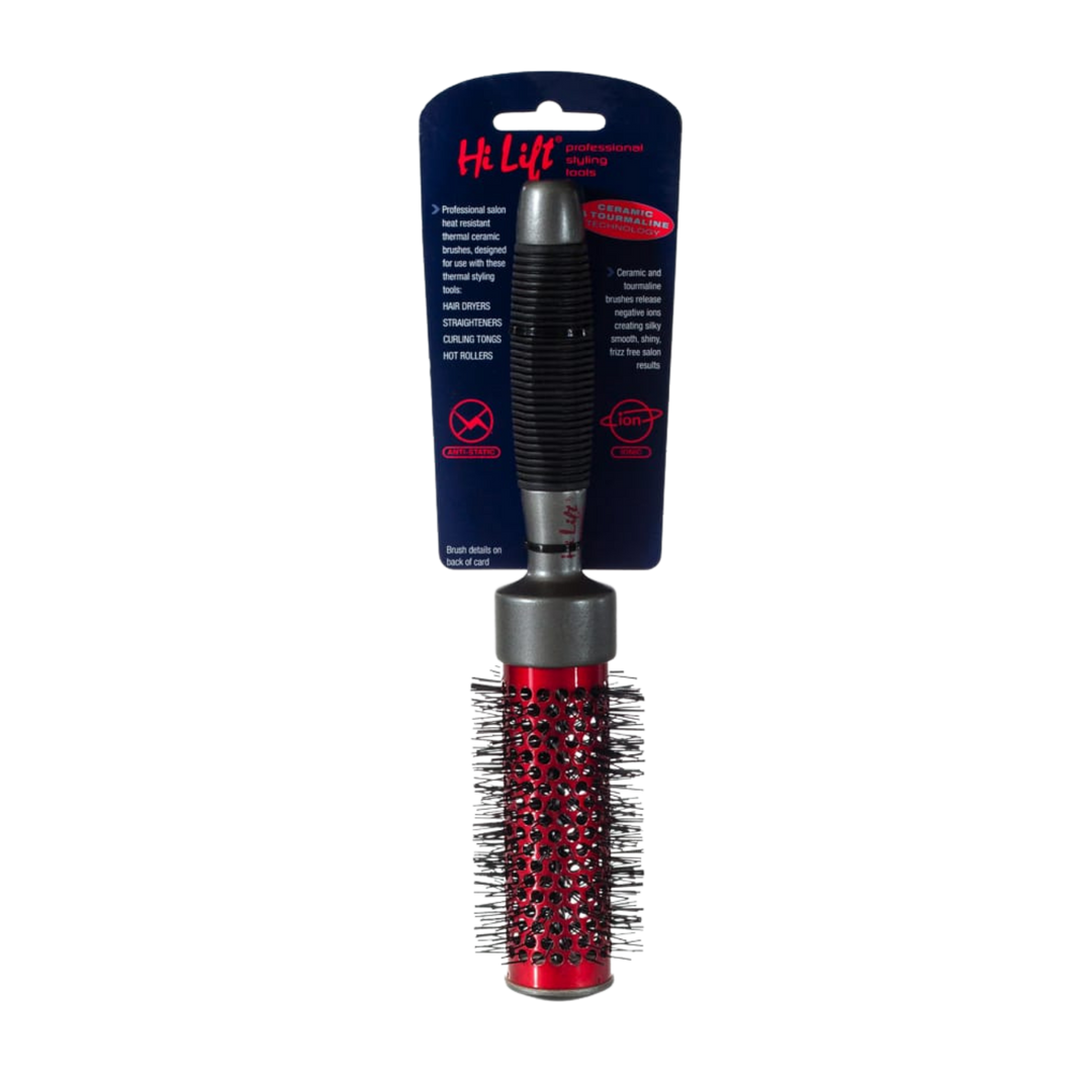 HI LIFT PROFESSIONAL Super Grip Ceramic Tourmaline Hot Tube Brush  |  Various Sizes