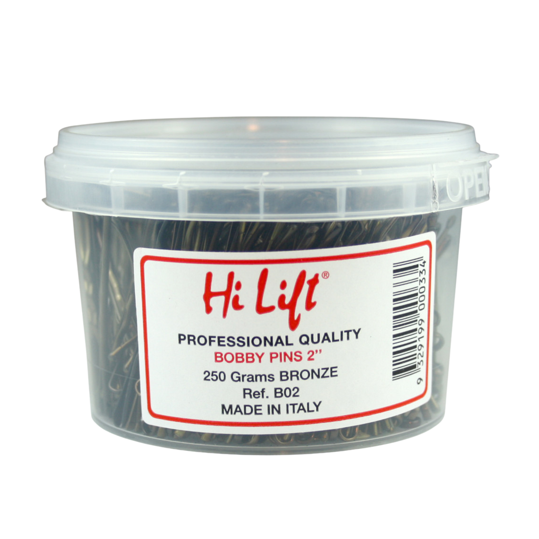 HI LIFT PROFESSIONAL Hi Lift Bobby Pins 2"  |  250g, Various Colours