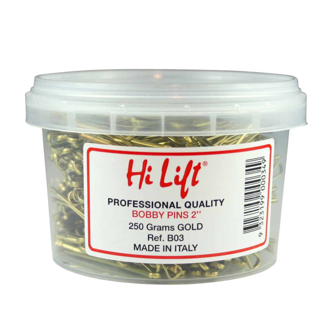 HI LIFT PROFESSIONAL Hi Lift Bobby Pins 2"  |  250g, Various Colours