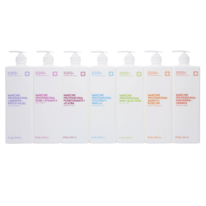 MANCINE PROFESSIONAL Hand & Body Lotion  |  1000ml, Various Colours