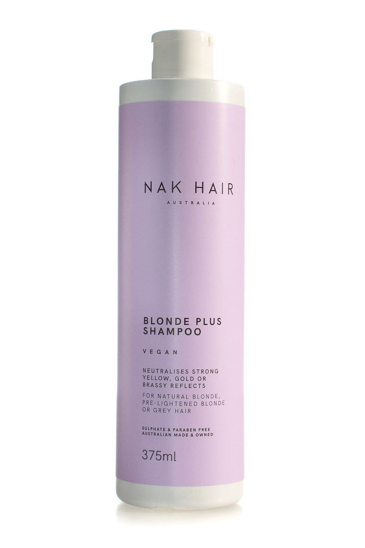 NAK HAIR Blonde Plus Shampoo  |  Various Sizes *CLEARANCE
