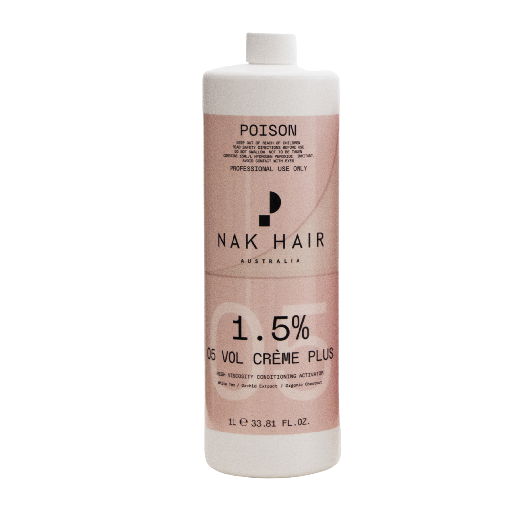 NAK HAIR Creme Plus High Viscosity Conditioning Activator 1L | Various Strengths
