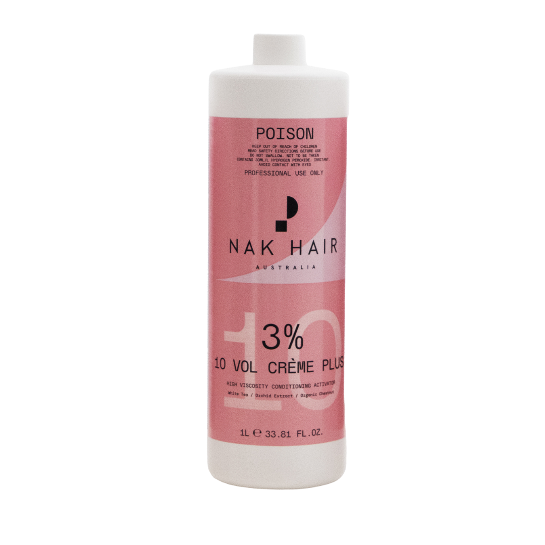 NAK HAIR Creme Plus High Viscosity Conditioning Activator 1L | Various Strengths