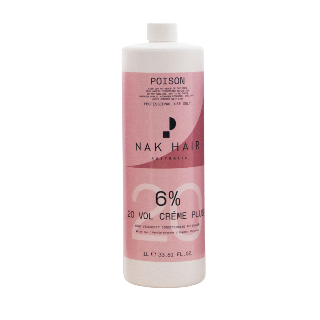 NAK HAIR Creme Plus High Viscosity Conditioning Activator 1L | Various Strengths