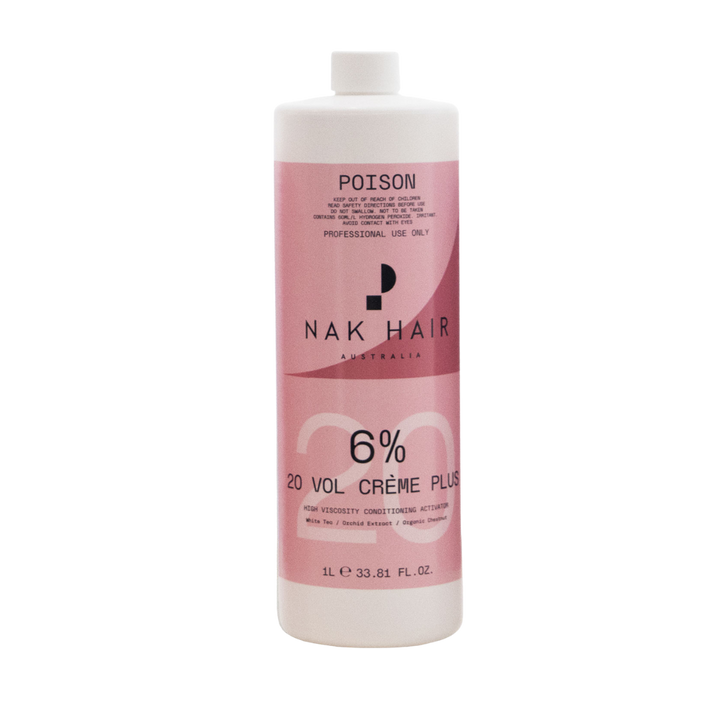 NAK HAIR Creme Plus High Viscosity Conditioning Activator 1L | Various Strengths
