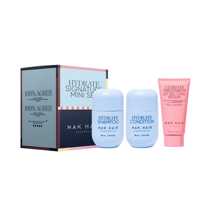 NAK HAIR 2026 Signature Holiday Mini Trio Pack | Various Types