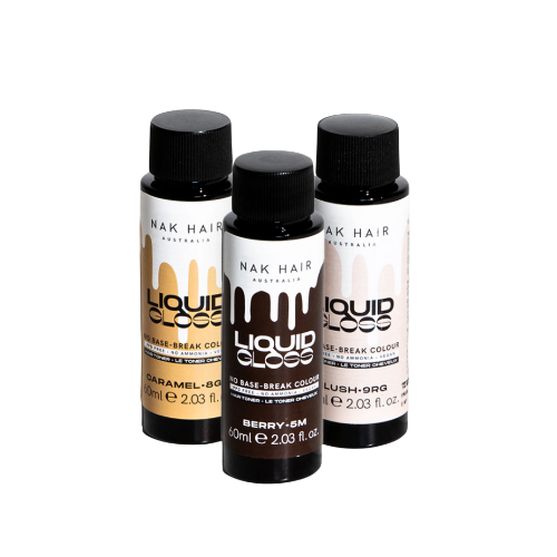 NAK HAIR Liquid Gloss  |  Various Sizes And Colours