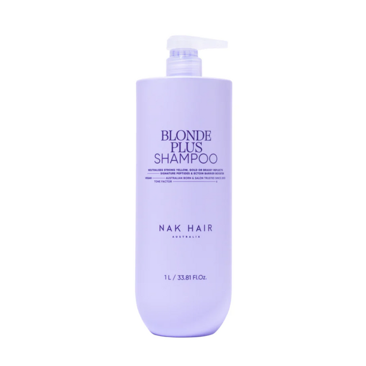 NAK HAIR Blonde Plus Shampoo | Various Sizes