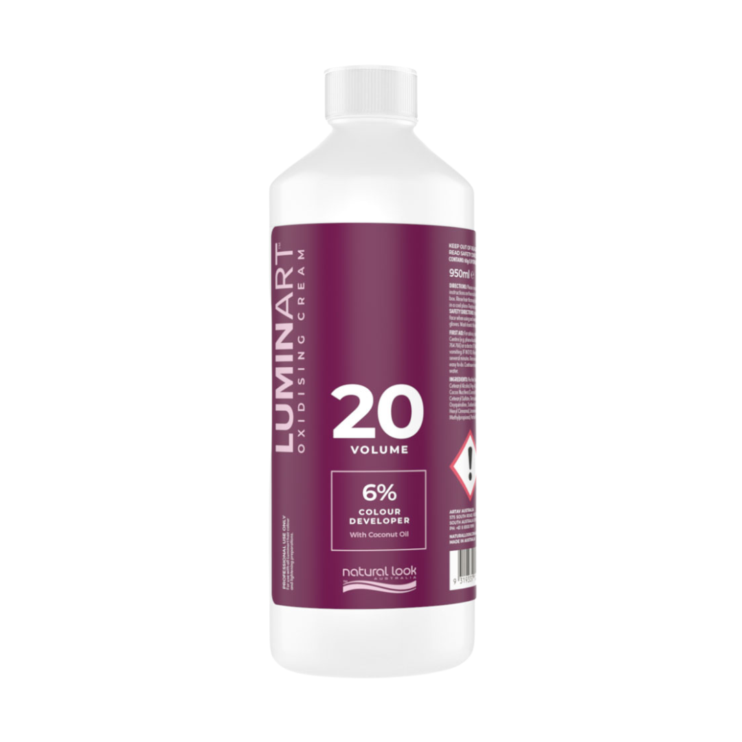 LUMINART Oxidising Cream Developer |900ml, Various Strengths