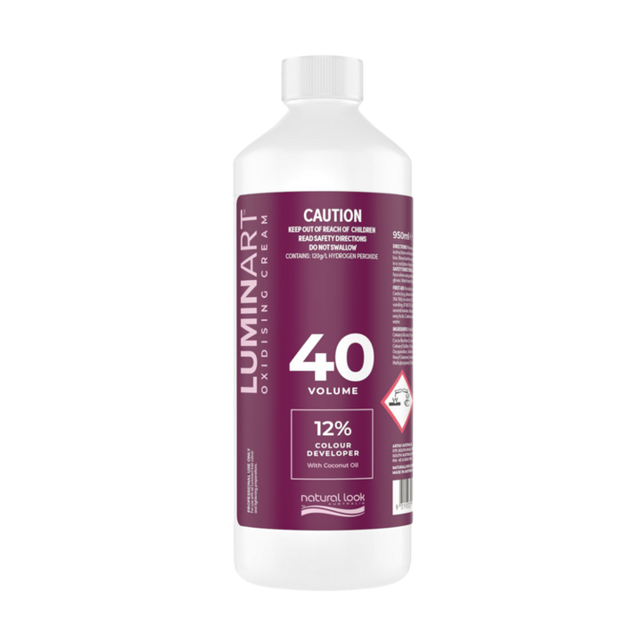 LUMINART Oxidising Cream Developer |900ml, Various Strengths