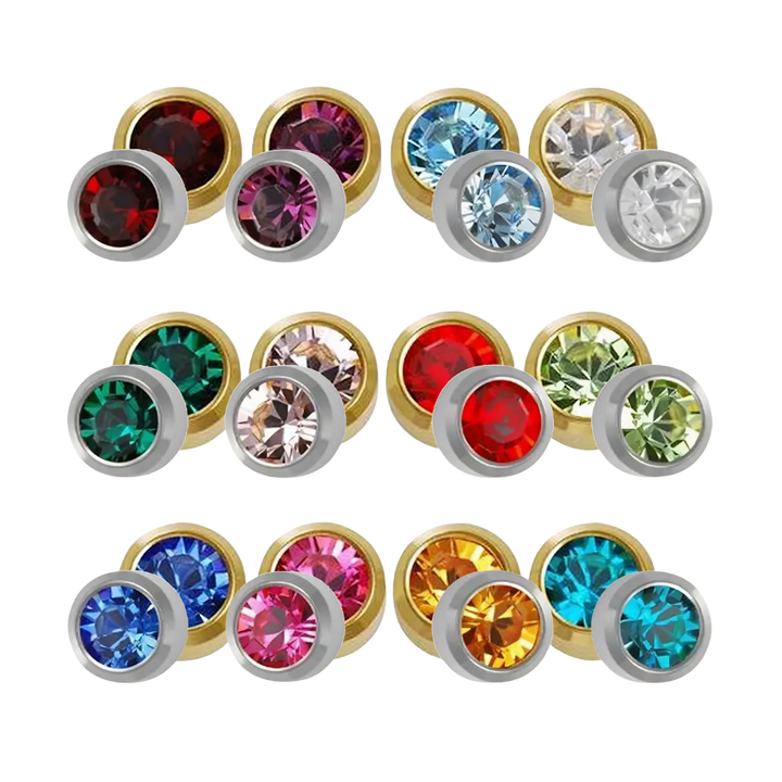 CAFLON  Uncarded Birthstone Earrings  |  Various Sizes And Colours