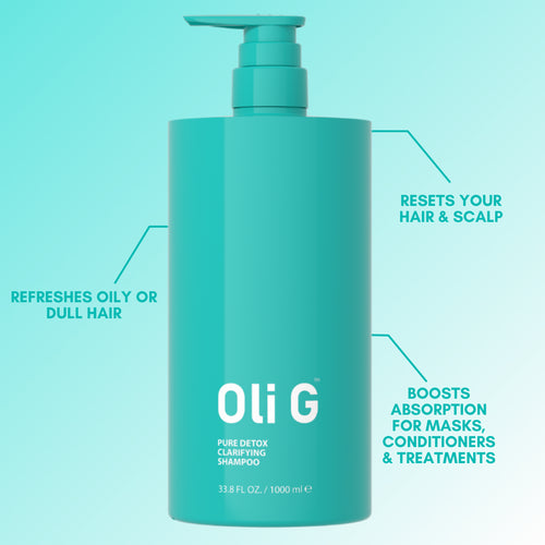 OLI G Pure Detox Clarifying Shampoo | Various Sizes