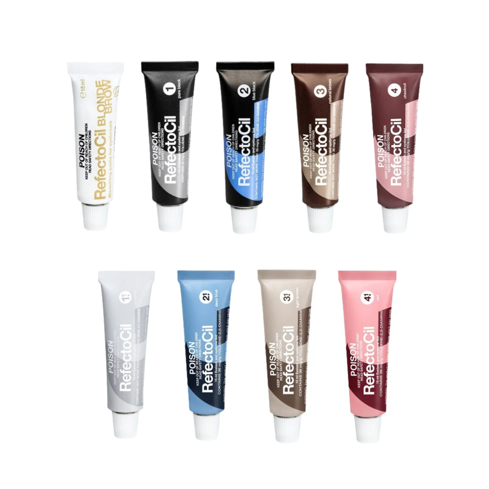 REFECTOCIL Eyelash & Brow Tint | 15ml, Various Colours – Salon Hair Care