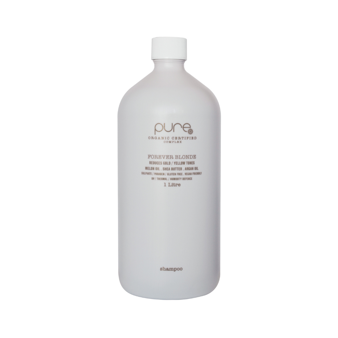 PURE Forever Blonde Reduces Gold/Yellow Tones Shampoo  |  Various Sizes
