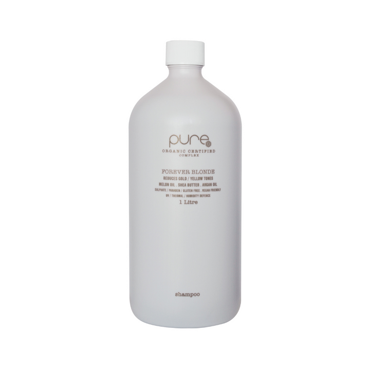 PURE Forever Blonde Reduces Gold/Yellow Tones Shampoo  |  Various Sizes