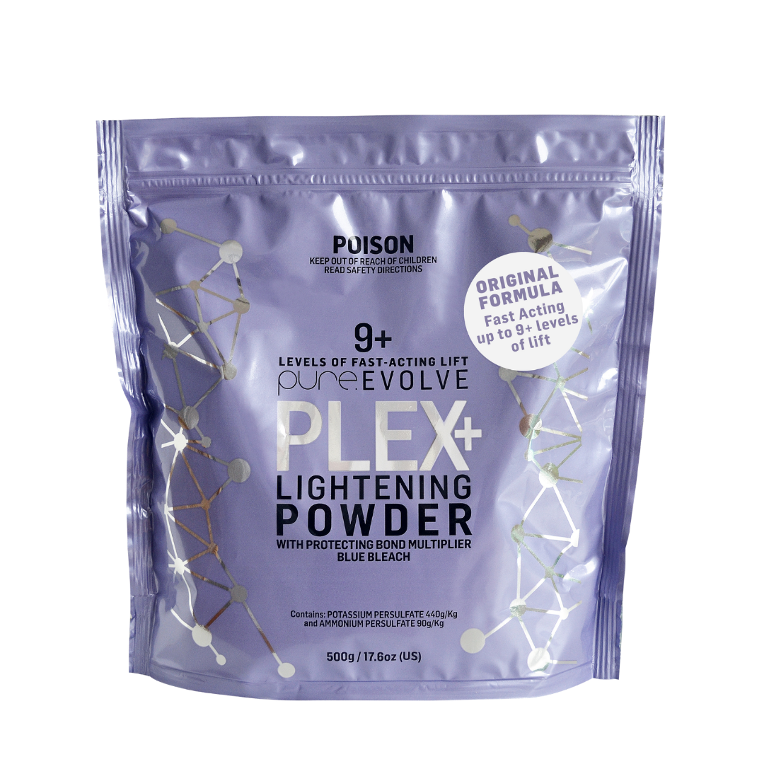 PURE EVOLVE PLEX LIGHTENING POWDER 9+ LEVELS BLUE BLEACH 500G
