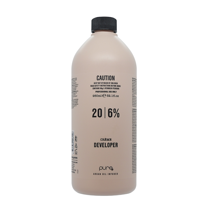 PURE Creme Developer 950ml | Various Colours