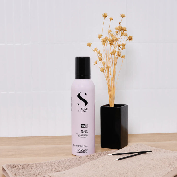 ALFAPARF MILANO SEMI DI LINO STYLE & CARE FLEXIBLE MOUSSE 250ML