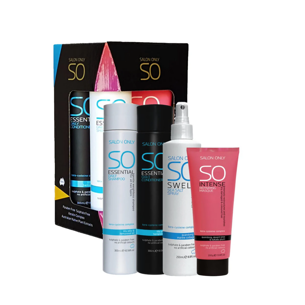 SLON スキンエッセンス 4個セット SALON ONLY SO ESSENTIAL QUAD PACK – Salon Hair Care
