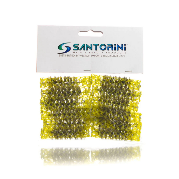 SANTORINI Brush Rollers   12 Pack  |  Various Sizes And Colours