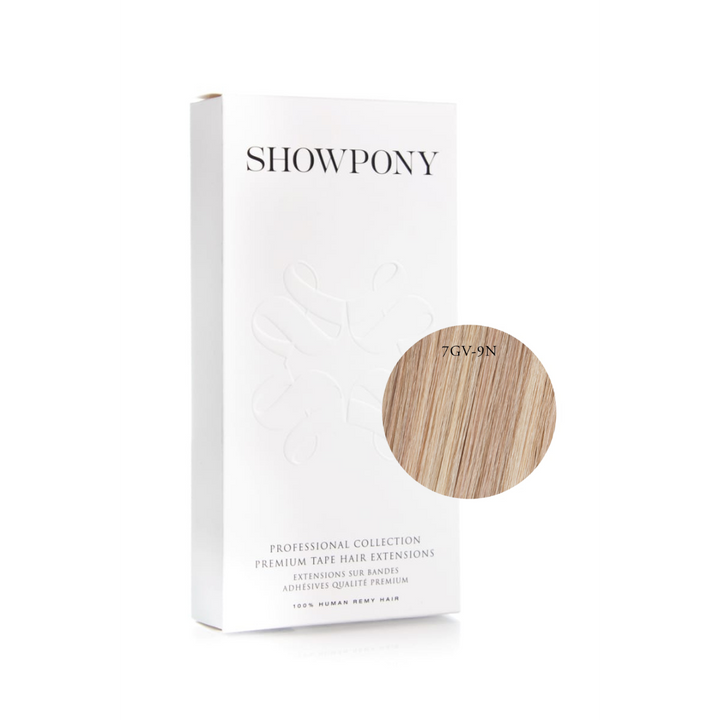 SHOWPONY  Tape Hair Extensions 10 Piece  |  20", Various Colours